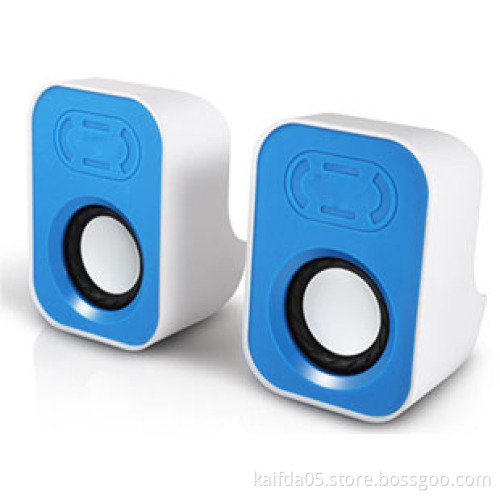 ABS case, 8403/45 magnetic computer speaker, USB connector, with bass diaphragm, wire control tuningNew